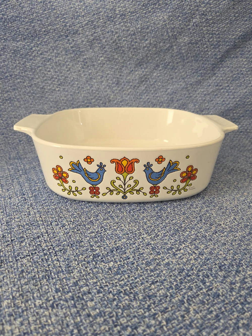 Vintage Corning Ware casserole dish